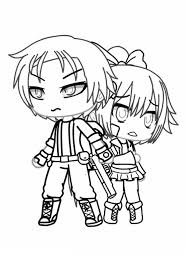 In this game the user can in accordance with their ideas about taste and fashion to work on the characters. Gacha Life Coloring Pages Unique Collection Print For Free