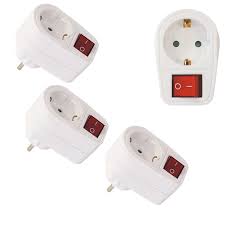 Mit einzelnen schaltern versehen mehrfachsteckdosen lassen auch die abschaltung einzelner steckplätze zu, allerdings sollten verbraucher bei diesen modellen auf grund der immanenten verpolungsgefahr. 3er Set Schuko Steckeradapter Mit Beleuchtetem Schalter
