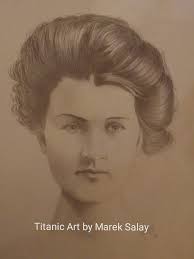 Picture of Titanic's 3rd Class passenger and survivor Rhoda Mary Abbott.  She was the only female passenger who went down during the sinking of the  ship and survived. However, despite managing to