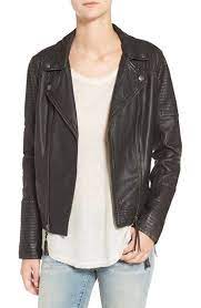Treasure Bond Quilted Leather Moto Jacket Nordstrom Leather Moto Jacket Faux Leather Moto Jacket Jackets