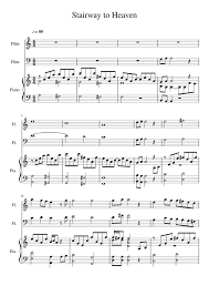 Print And Download Stairway To Heaven Led Zeppelin Arr J Priot Made By Leodo Partition Pour La Flute Partition Ruban Led