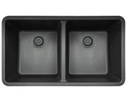 Victorian plumbing stock a range of black sinks at great prices. 802 Black Double Equal Bowl Quartz Granite Kitchen Sink