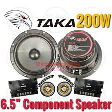 Dalam pemasangan audio sistem kereta (radio,power amp,dll) sangat la penting memakai fuse,kalau tidak ape apa short berlaku jahannam semua. 6 5 Mid Bass Crossover Tweeter Component Set Car Speaker Taka Tk 65c For Front And Rear Door Shopee Malaysia