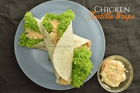 Resep membuat roti tortilla pizza. Chicken Tortilla Wraps Tortilla Ayam Mudah Buat Orang Lapo