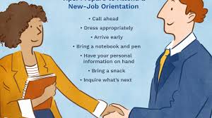 Sample savings for a family in california. How To Prepare For New Job Orientation