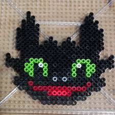 Toothless Httyd Perler Beads By Tristakins Creates Hamma Beads Ideas Melty Bead Patterns Hama Beads Patterns