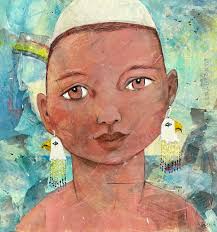 Victoria mixed media artwork