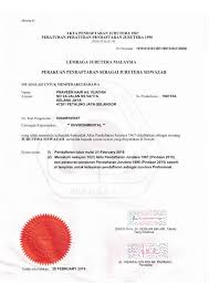 Sila rujuk contoh pada lampiran 1. About Us Bersih Sewerage Services Sdn Bhd