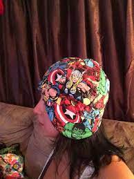 Marvel Comic Avengers Welding Cap Hard Hat Liner Biker Cap On Etsy 10 00 Welding Caps Welding Hats Metal Art Welded