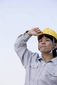 工事現場で働く男性 写真素材 [951284] - フォトライブラリー