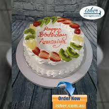 Looking For Some Light And Healthy Fruit Cream Cake For Any Event Or Occasion Then This Everyday Fruitcake Is The Perfect Treat Fruit Cream Cake Eggless Cake