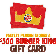 Plus, you can browse item descriptions and nutritional information at any time. Free Burger King Gift Card 10 To 500 Freebies In Your Mail