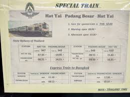 Ke hatyai dengan kereta api. Sarah Jalan Penang Butterworth Padang Besar Hingga Ke Bangkok Demi Mencoba Sleeper Train