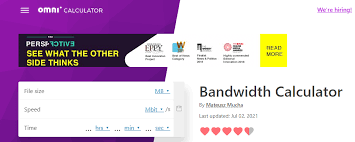 Each time you convert from mega to kilo, multiply the number by 1024 (not 1000!). 9 Best Bandwidth Calculator Tools