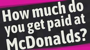 You're required to have a business degree, or a successful business career. How Much Do You Get Paid At Mcdonalds Youtube