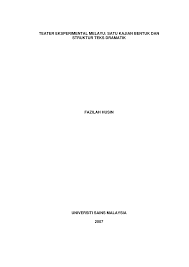 Contoh naskah drama perjuangan untuk 7 orang. Pdf Teater Eksperimental Melayu Satu Kajian Bentuk Dan Struktur Teks Dramatic Pl5131 3 F287 2007 F Rb