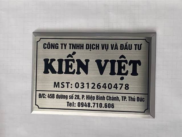 Bảng Hiệu Inox Công Ty Tâm An Thumbnail 3