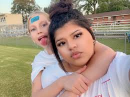 Maci's cheer team wanted us to wish a happy 21st birthday to who they said  is the best cheer coach ever! 🎂