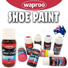Waproo Shoe Paint Included Brush Colour Change For Leather Synthetics