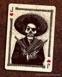 Calaveras Playing Cards By Chris Ovdiyenko Com Imagens Cultura Do Mexico Desenho Basico Desenhos