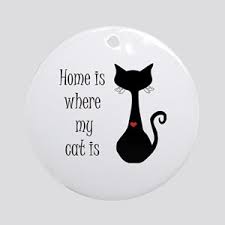 Black & white tuxedo kitty cat personalized ornament handmade polymer deb & co. Black Cat Ornaments Cafepress