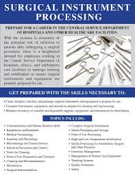 Surgical Instrument Processing Certificate Program Importance Of Time Management Nursing School Scholarships Surgical Technician