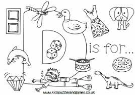 Say the name of each picture out loud and listen for the dd sound. Letter D Colouring Sheets Kids Puzzles And Games