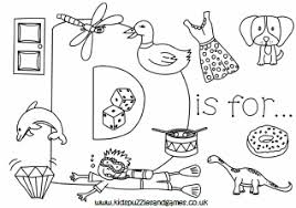 Just click on the alphabet coloring pages that you like and then click on the print button at the top of the page. Letter D Colouring Sheets Kids Puzzles And Games