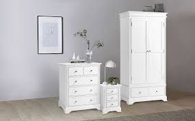 Turquoise french provincial dresser tutorial. Berkeley Painted White 3 Piece 2 Door Wardrobe Bedroom Furniture Set Furniture And Choice