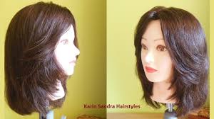 I cut face framing layers | long forward diagonal haircut tutorial. Bob Haircut With Face Framing Layers Haircut Medium Length Layers Haircut Youtube