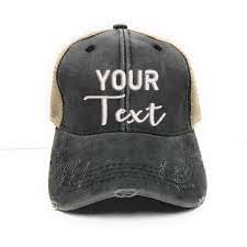 Sale Custom Hat Design Your Own Men Women S Etsy Custom Trucker Hats Hats For Men Mom Hats
