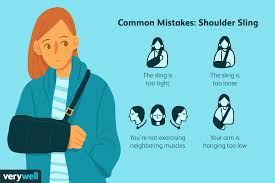 Dislocated shoulder, ac joint injuries, bursitis, labrum tear, shoulder pain. How To Properly Wear A Shoulder Sling