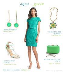 Shop online or book an appointment online! Aqua And Green Dress For A Wedding Guest
