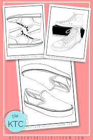 Cowboy boots with spurs coloring page. Design Your Own Shoe Coloring Pages The Kitchen Table Classroom