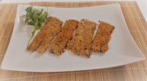 Delle cotolette vegetariane preparate con la parte bianca finale delle bietole. Buonissimo Light Coste Impanate Al Forno