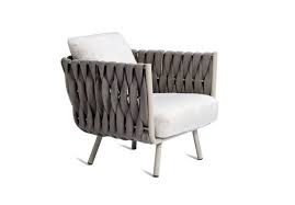 Outdoor Furniture With Creative Braided Upholstery Design Milk Casual Chairs Furniture Furniture Design