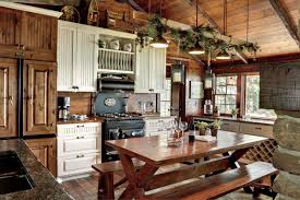 Brands you trust and we carry! A Comfy Northwoods Cabin Renovation Log Cabin Kitchens Cabin Kitchens Rustic Kitchen Design