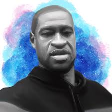 George floyd digital vector art black lives matter. Justice For George Floyd Painting By Savi Singh