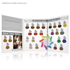 Hot Item Wholesale Customized Hair Color Design Hair Colour Chart