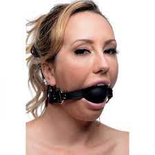 XL 2inch Silicone Open Mouth Ball Gag Bondage Restraints Breathable Harness  BDSM | eBay