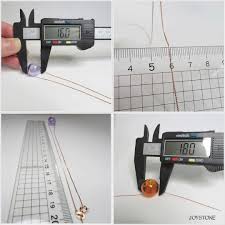 How to measure a necklace width. Big Aroma Glass Bead Necklace Colors Option Silver Rose Gold Plated Chain