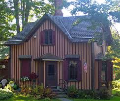 10 coolest farmhouse plans for your inspiration charming gothic revival cottage 43002pf architectural designs house an eco a in the hills front elevation southern charming gothic revival cottage 43002pf architectural designs house plans. Carpenter Gothic Wikiwand
