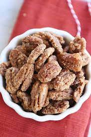 Easy Cinnamon And Sugar Candied Pecans Mel S Kitchen Cafe Recipe Pecan Recipes Easy Cinnamon Candied Pecans