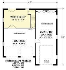 An open floor plan makes the home seem even more spacious. Carriage House Apartment With Rv Garage 20128ga Architectural Designs House Plans