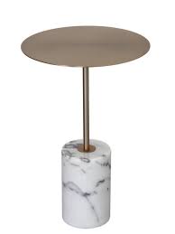 Marble Side Table Nordic Modern Minimalist Designer Model Room Balcony Living Room Cafe Small Rounded Corner Table Side Table Marble Side Tables Corner Table