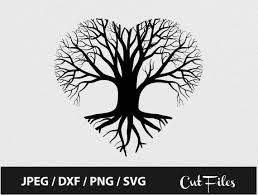 Ai (adobe illustrator) eps (encapsulated postscript) Valentine S Day Heart Tree Svg Tree Of Life Tree Roots Etsy Tree Drawing Tree Roots Tree Svg