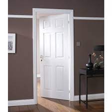 Painting interior doors is an easy way to improve their appearance and brighten your rooms. Colonial 6 Panel Pre Painted Internal Door 762mm Wide Homebase White Paneling Doors Interior Internal Doors