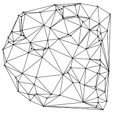 Mathematica Triangulation Drawing A Triangular Grid On A Graph Stack Overflow Geometric mosaic pattern from blue triangle. mathematica triangulation drawing