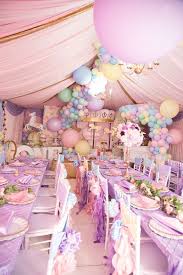 Carousel Birthday Party Ideas Photo 26 Of 26 In 2020 1st Birthday Party For Girls Carousel Birthday Parties Carousel Birthday
