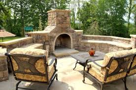 nj outdoor kitchen and fireplace design